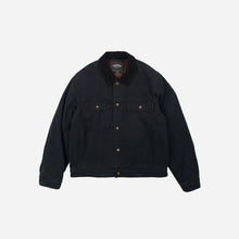 Load image into Gallery viewer, Heavy Canvas Storm Trucker Jacket - Black
