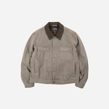 Load image into Gallery viewer, Heavy Canvas Storm Trucker Jacket - Mud
