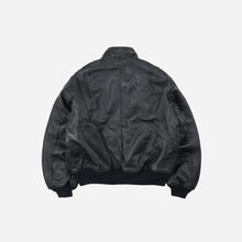 Load image into Gallery viewer, Lambskin Flight Jacket - Black
