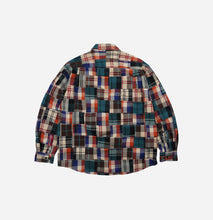 Load image into Gallery viewer, Madras Patchwork Relaxed Shirt - Beige
