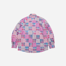 Load image into Gallery viewer, Madras Patchwork Relaxed Shirt - Pink
