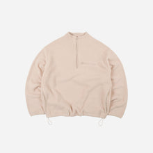 Load image into Gallery viewer, Mock Neck Fleece Anorak Parka - Beige
