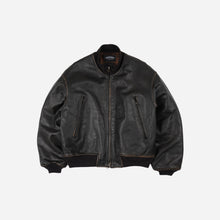 Load image into Gallery viewer, Patina Cowhide Tanker Jacket - Washed Brown
