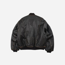 Load image into Gallery viewer, Patina Cowhide Tanker Jacket - Washed Brown
