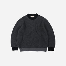 Load image into Gallery viewer, Rollneck Ringer Knit - Black

