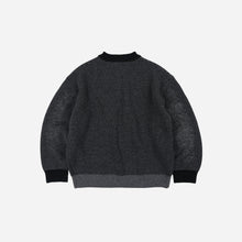 Load image into Gallery viewer, Rollneck Ringer Knit - Black
