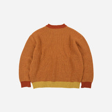Load image into Gallery viewer, Rollneck Ringer Knit - Orange
