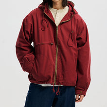 Load image into Gallery viewer, SAILING HOODED PARKA JACKET - RED
