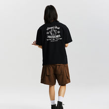 Load image into Gallery viewer, SCRATCH BUILT MOTORS HALF T-SHIRT - BLACK
