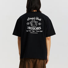 Load image into Gallery viewer, SCRATCH BUILT MOTORS HALF T-SHIRT - BLACK
