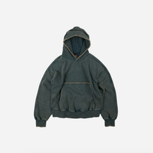Load image into Gallery viewer, Needle Stitch Pullover Hoody - Vintage Green
