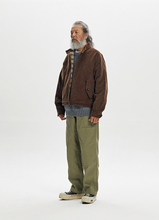 Load image into Gallery viewer, CORDUROY BUDDY HARRINGTON JACKET - BROWN
