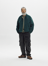Load image into Gallery viewer, Corduroy Buddy Harrington Jacket - Dark Green
