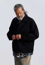 Load image into Gallery viewer, Double Pocket Coverall Jacket - Black
