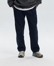Load image into Gallery viewer, WASHED OFFICER CHINO PANTS - NAVY
