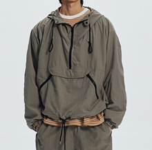 Load image into Gallery viewer, MONDRIAN LIGHT ANORAK PARKA - MUD
