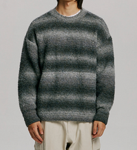 Load image into Gallery viewer, GRADATION BOUCLE KNIT - GREY MIX
