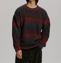 Load image into Gallery viewer, GRADATION BOUCLE KNIT - PURPLE MIX

