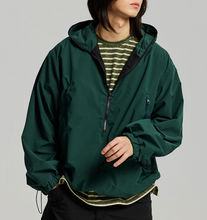 Load image into Gallery viewer, MICRO RIPSTOP ANORAK JACKET - DARK GREEN
