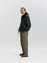 Load image into Gallery viewer, Herringbone Wool Hunting Jacket - Grey Black
