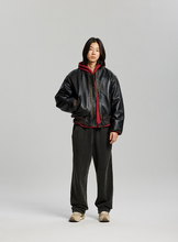 Load image into Gallery viewer, Lambskin Flight Jacket - Washed Brown
