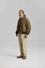 Load image into Gallery viewer, Wool Flight Jacket - Moss Green
