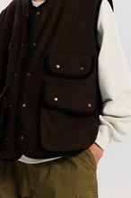 Load image into Gallery viewer, Herringbone Wool Hunting Vest - Chestnut Black
