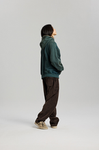Load image into Gallery viewer, Needle Stitch Pullover Hoody - Vintage Green
