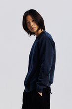 Load image into Gallery viewer, Cover Stitch Vintage Sweatshirt - Navy
