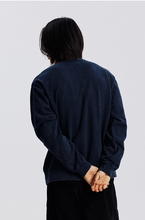 Load image into Gallery viewer, Cover Stitch Vintage Sweatshirt - Navy
