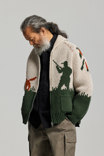 Load image into Gallery viewer, Hunter Heavy Cowichan Jacket - Forest
