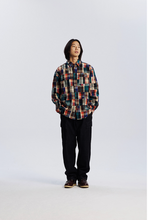 Load image into Gallery viewer, Madras Patchwork Relaxed Shirt - Beige
