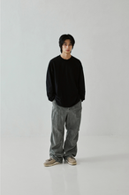 Load image into Gallery viewer, OG Double Rib Long Sleeve T-Shirt - Black
