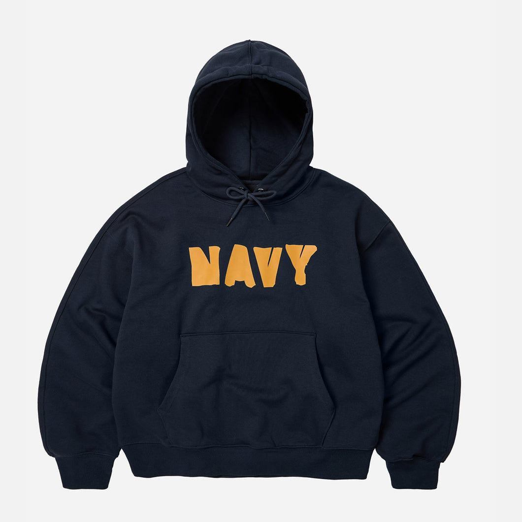 US ARMED FORCES POP OVER HOODIE - NAVY