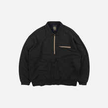 Load image into Gallery viewer, Vintage Dyeing Half Zip Sweat - Vintage Black
