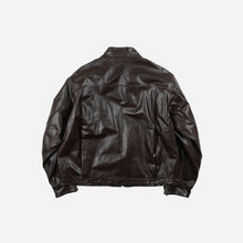 Load image into Gallery viewer, Waxed Cowhide Buddy Harrington Jacket - Brown
