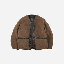 Load image into Gallery viewer, Waxed Cowhide Reversible Liner Jacket - Brown
