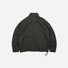 Load image into Gallery viewer, Wool Half Pullover - Forest Black

