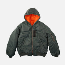 Load image into Gallery viewer, ACTIVE MA-1 HOODED JACKET - OLIVE
