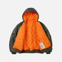 Load image into Gallery viewer, Active MA-1 Hooded Jacket - Olive
