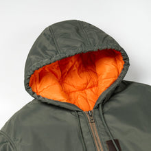 Load image into Gallery viewer, Active MA-1 Hooded Jacket - Olive
