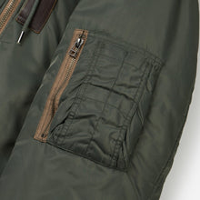Load image into Gallery viewer, Active MA-1 Hooded Jacket - Olive
