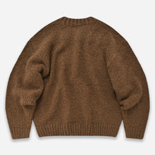 Load image into Gallery viewer, ALPACA BOUCLE KNIT - BROWN
