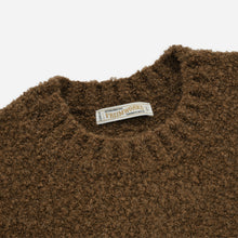 Load image into Gallery viewer, ALPACA BOUCLE KNIT - BROWN
