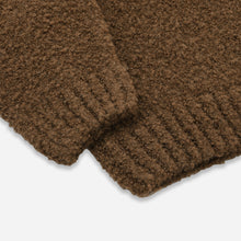 Load image into Gallery viewer, ALPACA BOUCLE KNIT - BROWN
