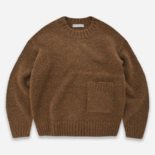 Load image into Gallery viewer, ALPACA BOUCLE KNIT - BROWN
