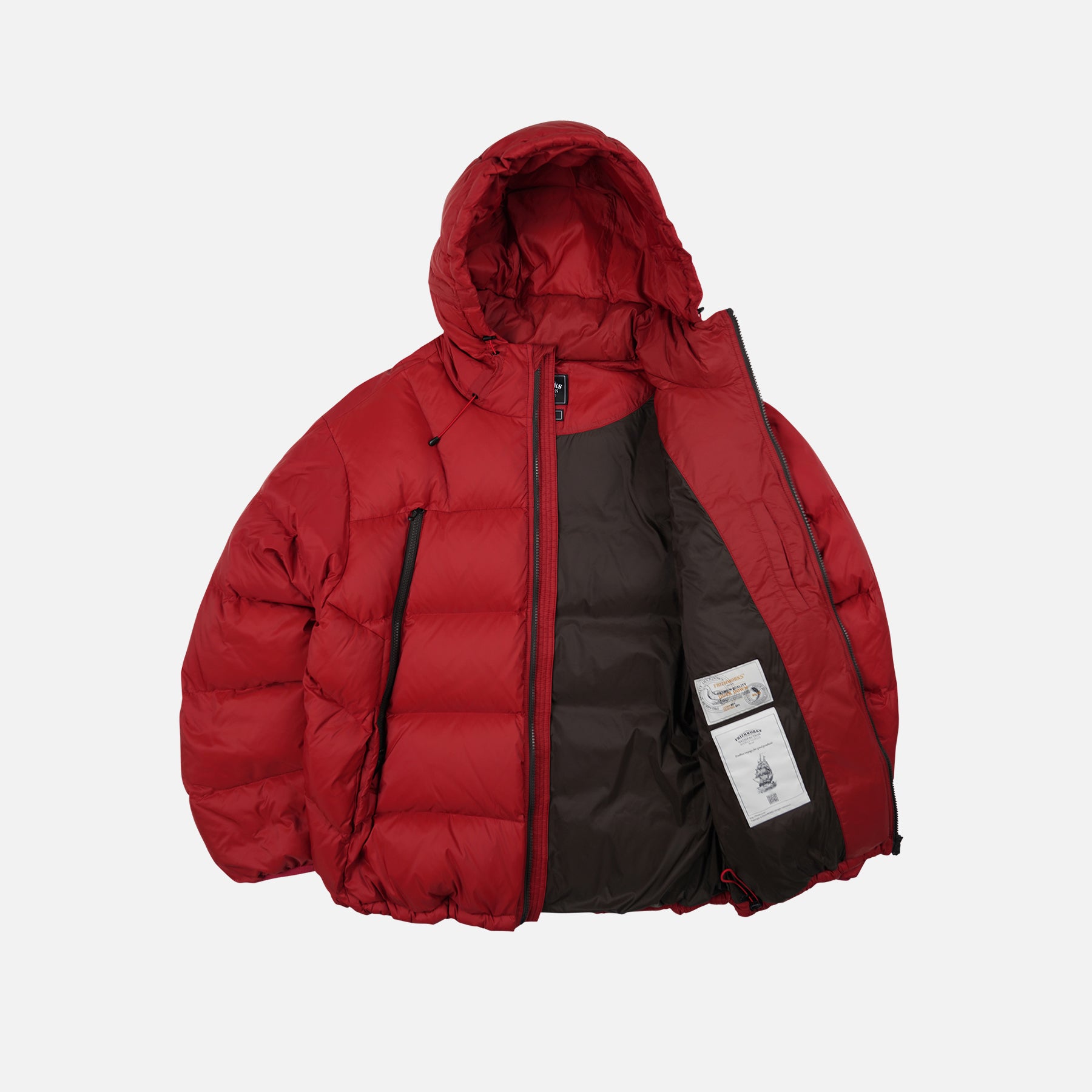 ダウンジャケット EXPLORING 3 DOWN JKT RED ALTAVIA DOWN JACKET - RED - THE GREAT DIVIDE – Frizmworks