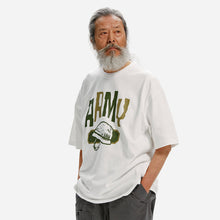 Load image into Gallery viewer, ARMY HELMET TEE - WHITE
