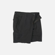 Load image into Gallery viewer, BACKSATIN ESSENTIAL FATIGUE SHORTS - BLACK
