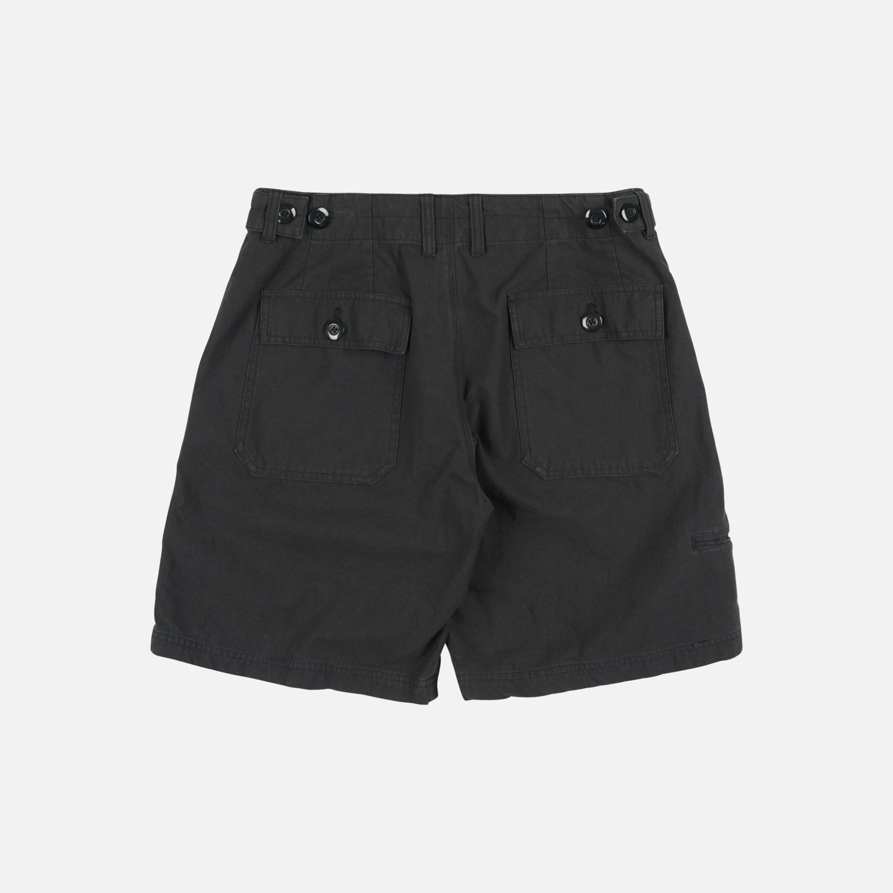 BACKSATIN ESSENTIAL FATIGUE SHORTS - BLACK - THE GREAT DIVIDE